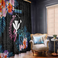 Hawaii Window Curtain Kanaka Maoli With Fish Hook DT04 - Polynesian Pride
