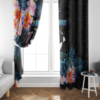 Hawaii Window Curtain Kanaka Maoli With Fish Hook DT04 - Polynesian Pride