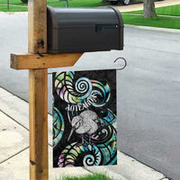 New Zealand Kiwi Bird Garden Flag Silver Fern Koru Paua Shell