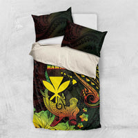 Hawaii Bedding Set Kanaka Maoli With Hammerhead Shark