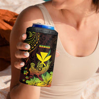 Personalised Hawaii 4 in 1 Can Cooler Tumbler Kanaka Maoli With Hammerhead Shark