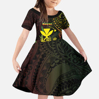Personalised Hawaii Family Matching Puletasi and Hawaiian Shirt Kanaka Maoli With Hammerhead Shark