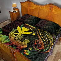 Hawaii Quilt Bed Set Kanaka Maoli With Hammerhead Shark