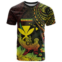 Personalised Hawaii T Shirt Kanaka Maoli With Hammerhead Shark