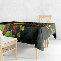 Hawaii Tablecloth Kanaka Maoli With Hammerhead Shark DT04 - Polynesian Pride