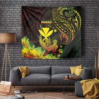 Hawaii Tapestry Kanaka Maoli With Hammerhead Shark