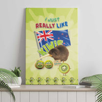 New Zealand Kiwi Canvas Wall Art I Just Really Like Kiwis