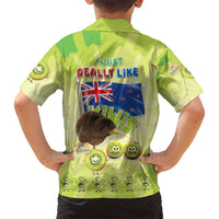 New Zealand Kiwi Family Matching Tank Maxi Dress and Hawaiian Shirt I Just Really Like Kiwis DT04 - Polynesian Pride