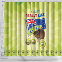 New Zealand Kiwi Shower Curtain I Just Really Like Kiwis
