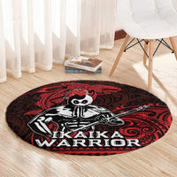 Hawaii Ikaika Warrior Round Carpet Hawaiian Tribal Tattoo DT04 - Polynesian Pride