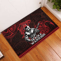 Hawaii Ikaika Warrior Rubber Doormat Hawaiian Tribal Tattoo DT04 - Polynesian Pride