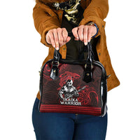 Hawaii Ikaika Warrior Shoulder Handbag Hawaiian Tribal Tattoo DT04 One Size Red - Polynesian Pride