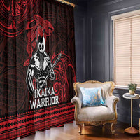 Hawaii Ikaika Warrior Window Curtain Hawaiian Tribal Tattoo DT04 - Polynesian Pride