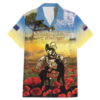 New Zealand ANZAC Day Family Matching Mermaid Dress and Hawaiian Shirt The Ode Remembrance And Poppy