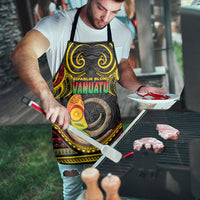 Vanuatu Language Week Apron Boar Tusk Warrior Tribal Floral Pattern