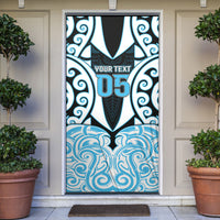 Custom Aotearoa Ngati Kahungunu Door Cover New Zealand Traditional Maori Pattern