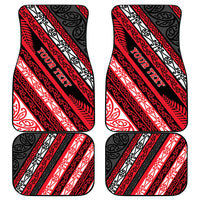 Personalised Aotearoa Te Arawa Car Mats New Zealand Maori Tribal Fern Pattern