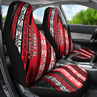 Aotearoa Te Arawa Car Seat Cover New Zealand Maori Tribal Fern Pattern