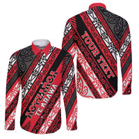 Personalised Aotearoa Te Arawa Family Matching Short Sleeve Bodycon Dress and Hawaiian Shirt New Zealand Maori Tribal Fern Pattern
