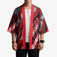 Personalised Aotearoa Te Arawa Kimono New Zealand Maori Tribal Fern Pattern