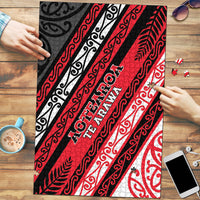 Aotearoa Te Arawa Puzzle New Zealand Maori Tribal Fern Pattern