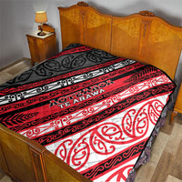 Aotearoa Te Arawa Quilt New Zealand Maori Tribal Fern Pattern