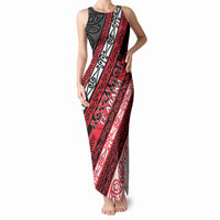 Personalised Aotearoa Te Arawa Tank Maxi Dress New Zealand Maori Tribal Fern Pattern