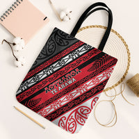 Aotearoa Te Arawa Tote Bag New Zealand Maori Tribal Fern Pattern