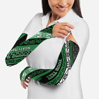 Personalised Aotearoa Ngati Maniapoto Arm Sleeves New Zealand Maori Tribal Fern Pattern