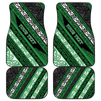 Personalised Aotearoa Ngati Maniapoto Car Mats New Zealand Maori Tribal Fern Pattern