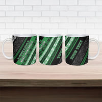 Personalised Aotearoa Ngati Maniapoto Ceramic Mug New Zealand Maori Tribal Fern Pattern