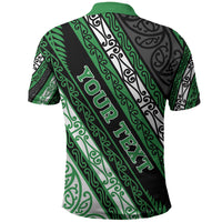 Personalised Aotearoa Ngati Maniapoto Polo Shirt New Zealand Maori Tribal Fern Pattern