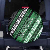 Aotearoa Ngati Maniapoto Spare Tire Cover New Zealand Maori Tribal Fern Pattern