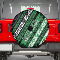 Aotearoa Ngati Maniapoto Spare Tire Cover New Zealand Maori Tribal Fern Pattern