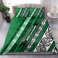 Aotearoa Ngati Raukawa Bedding Set New Zealand Maori Tribal Fern Pattern