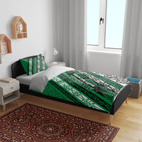Aotearoa Ngati Raukawa Bedding Set New Zealand Maori Tribal Fern Pattern