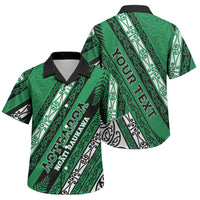 Personalised Aotearoa Ngati Raukawa Family Matching Mermaid Dress and Hawaiian Shirt New Zealand Maori Tribal Fern Pattern