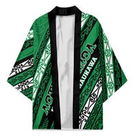 Personalised Aotearoa Ngati Raukawa Kimono New Zealand Maori Tribal Fern Pattern