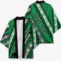 Personalised Aotearoa Ngati Raukawa Kimono New Zealand Maori Tribal Fern Pattern