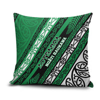Aotearoa Ngati Raukawa Pillow Cover New Zealand Maori Tribal Fern Pattern