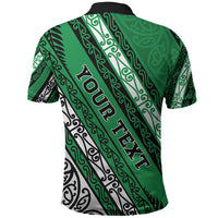 Personalised Aotearoa Ngati Raukawa Polo Shirt New Zealand Maori Tribal Fern Pattern