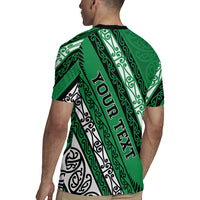 Personalised Aotearoa Ngati Raukawa Rugby Jersey New Zealand Maori Tribal Fern Pattern