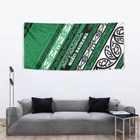 Aotearoa Ngati Raukawa Tapestry New Zealand Maori Tribal Fern Pattern