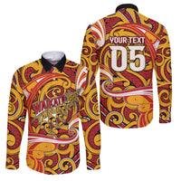 Custom Aotearoa Waikato Tainui Family Matching Puletasi and Hawaiian Shirt Maori Tribal Pattern Koru Motif