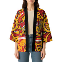 Custom Aotearoa Waikato Tainui Kimono Maori Tribal Pattern Koru Motif