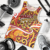 Custom Aotearoa Waikato Tainui Men Tank Top Maori Tribal Pattern Koru Motif