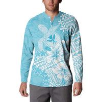 Hawaii Kanaka Maoli Button Sweatshirt Polynesian Turtle Tattoo DT05 - Polynesian Pride