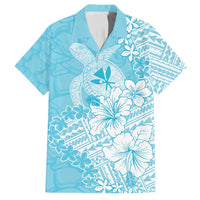 Hawaii Kanaka Maoli Family Matching Tank Maxi Dress and Hawaiian Shirt Polynesian Turtle Tattoo