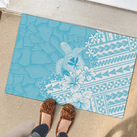Hawaii Kanaka Maoli Rubber Doormat Polynesian Turtle Tattoo DT05 - Polynesian Pride