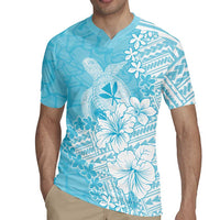 Hawaii Kanaka Maoli Rugby Jersey Polynesian Turtle Tattoo DT05 - Polynesian Pride